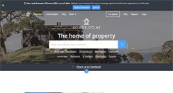 Desktop Screenshot of homes.co.nz